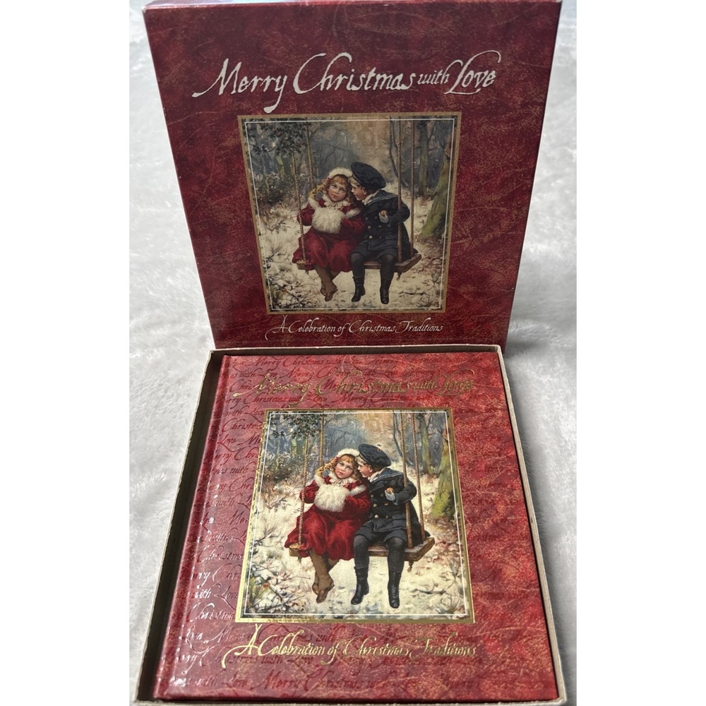 Vintage Merry Christmas with Love Brownlow 1994 Hardcover Christmas Traditions